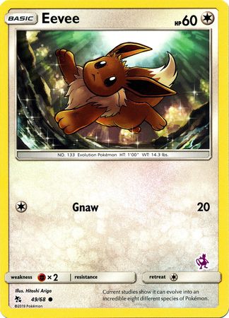 Eevee (49/68) (Mewtwo Deck) [Battle Academy 2020] | Anubis Games and Hobby