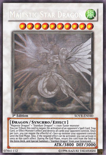 Majestic Star Dragon [SOVR-EN040] Ghost Rare | Anubis Games and Hobby