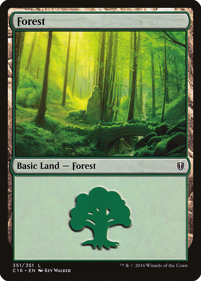 Forest (351) [Commander 2016] | Anubis Games and Hobby