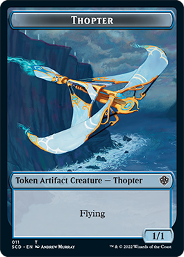 Pegasus // Thopter Double-Sided Token [Starter Commander Decks] | Anubis Games and Hobby