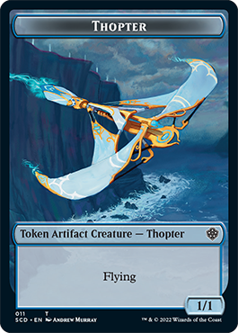 Bird // Thopter Double-Sided Token [Starter Commander Decks] | Anubis Games and Hobby