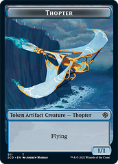 Bird // Thopter Double-Sided Token [Starter Commander Decks] | Anubis Games and Hobby