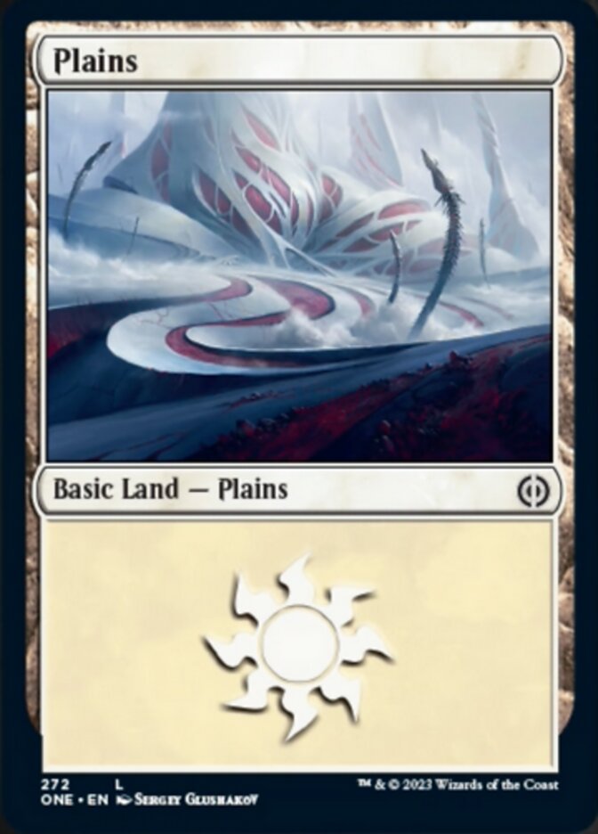 Plains (272) [Phyrexia: All Will Be One] | Anubis Games and Hobby