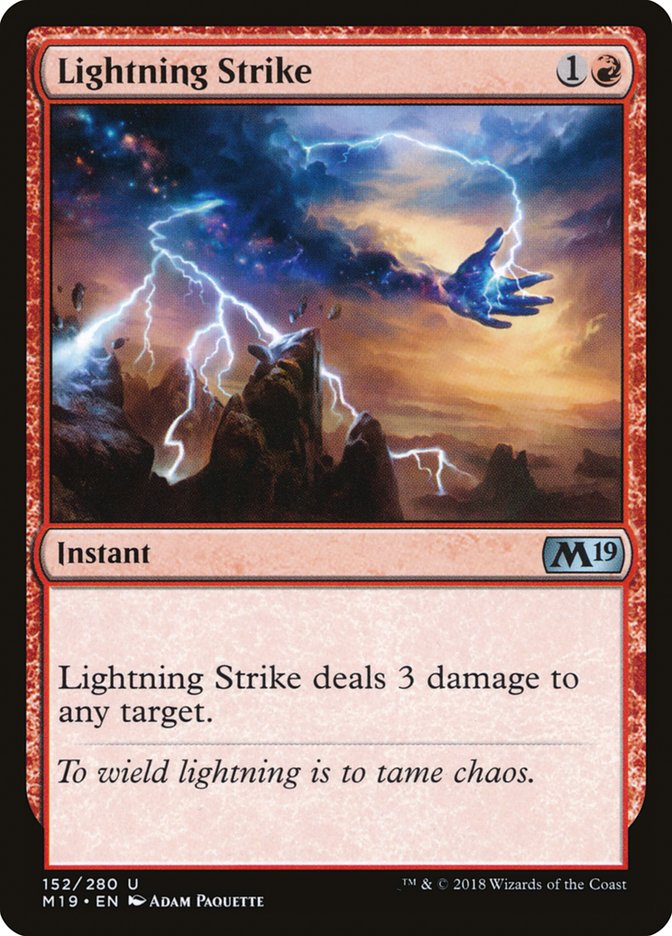 Lightning Strike [Core Set 2019] | Anubis Games and Hobby