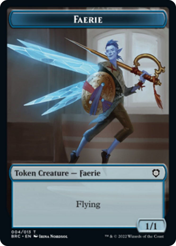 Faerie // Powerstone Double-Sided Token [The Brothers' War Commander Tokens] | Anubis Games and Hobby