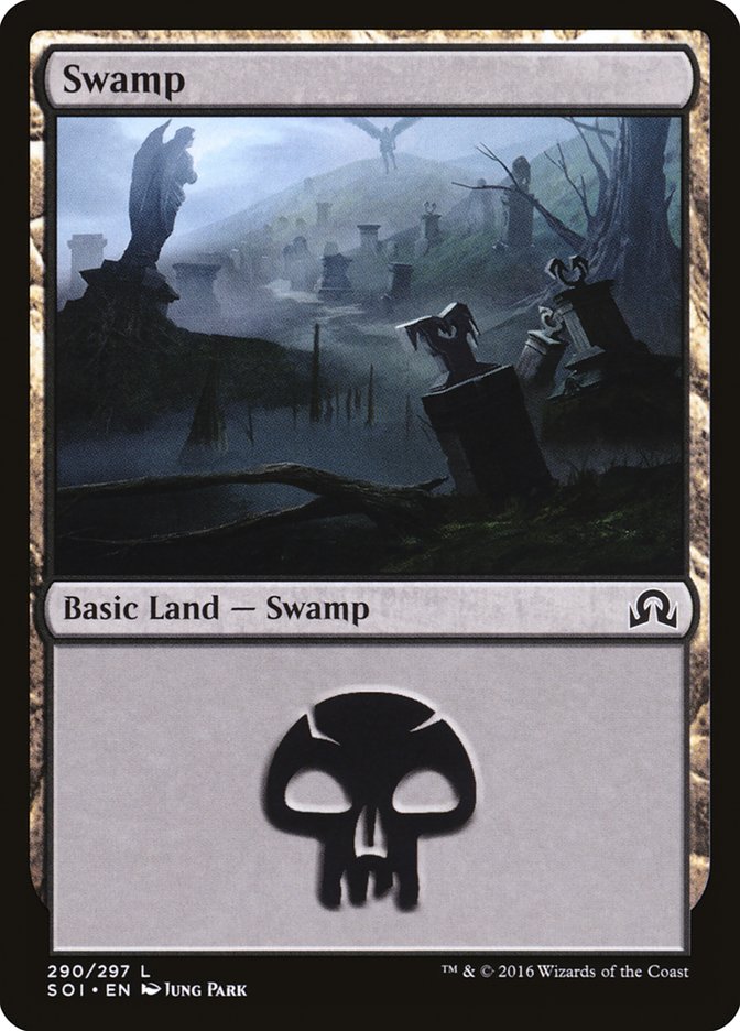 Swamp (290) [Shadows over Innistrad] | Anubis Games and Hobby