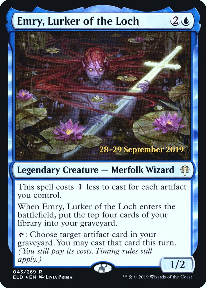 Emry, Lurker of the Loch [Throne of Eldraine Prerelease Promos] | Anubis Games and Hobby