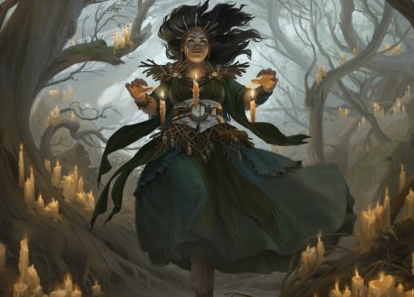 Candlegrove Witch 1 Art Card [Innistrad: Midnight Hunt Art Series] | Anubis Games and Hobby