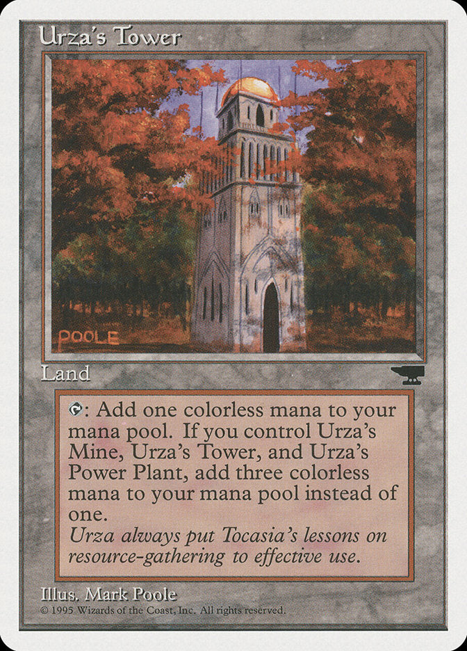 Urza's Tower (Autumn Leaves) [Chronicles] | Anubis Games and Hobby