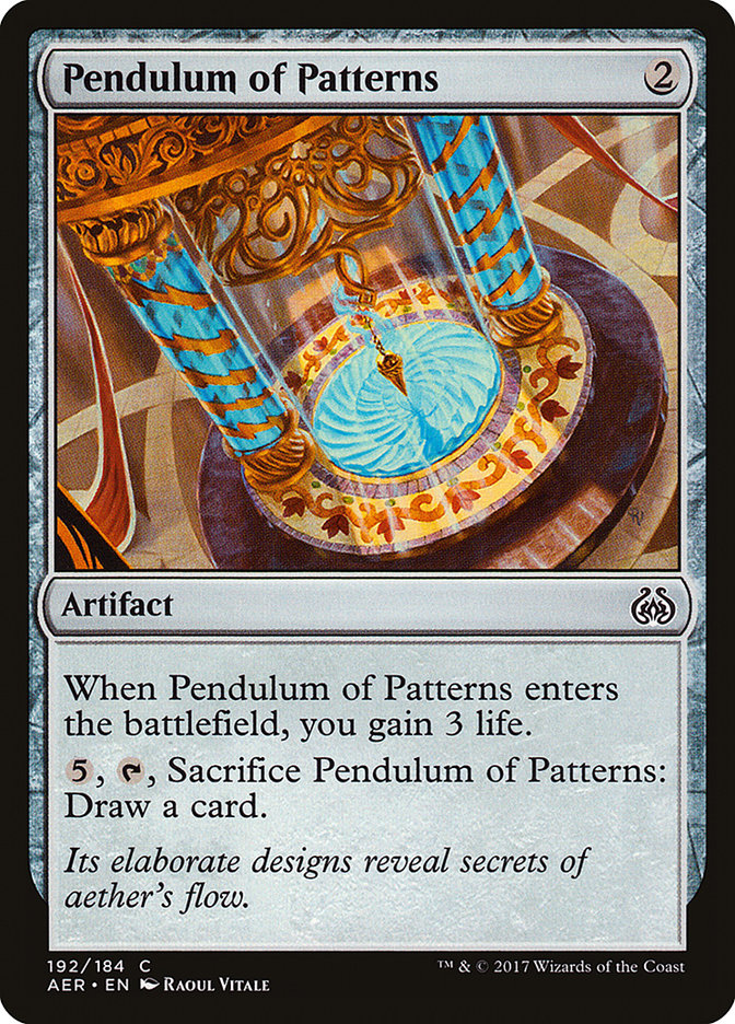 Pendulum of Patterns [Aether Revolt] | Anubis Games and Hobby