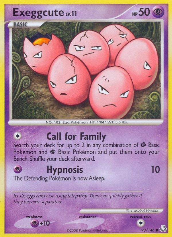 Exeggcute (93/146) [Diamond & Pearl: Legends Awakened] | Anubis Games and Hobby