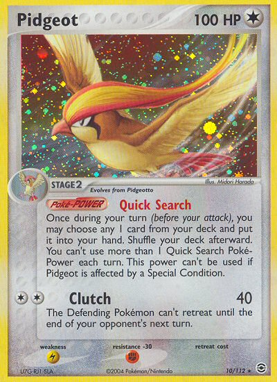 Pidgeot (10/112) [EX: FireRed & LeafGreen] | Anubis Games and Hobby