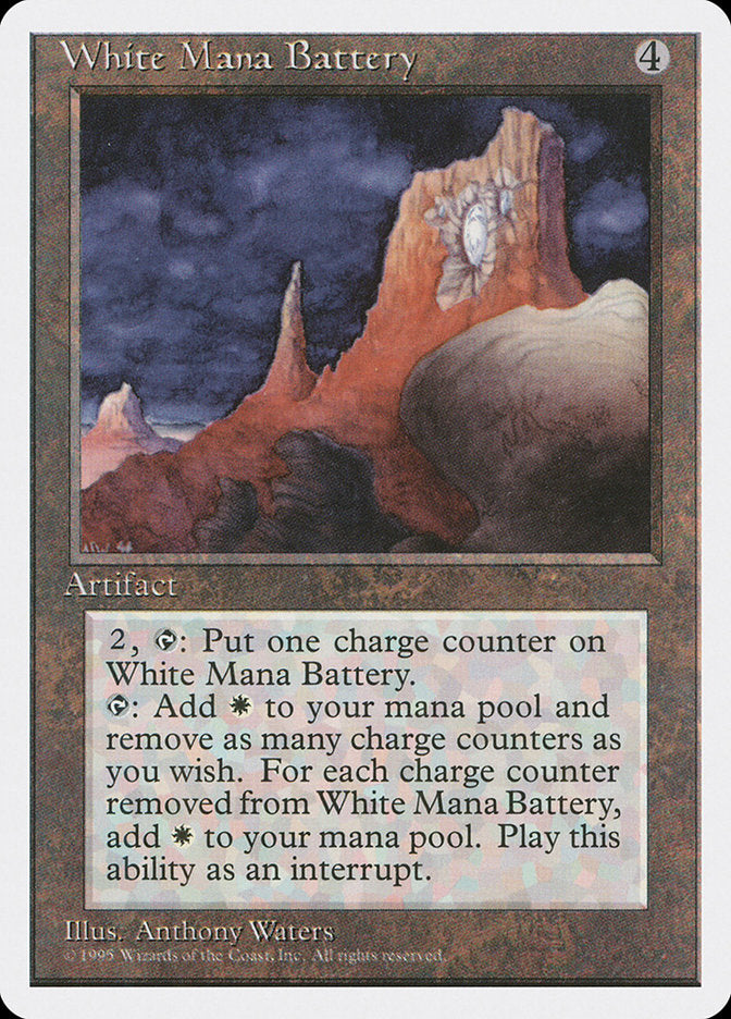 White Mana Battery [Fourth Edition] | Anubis Games and Hobby