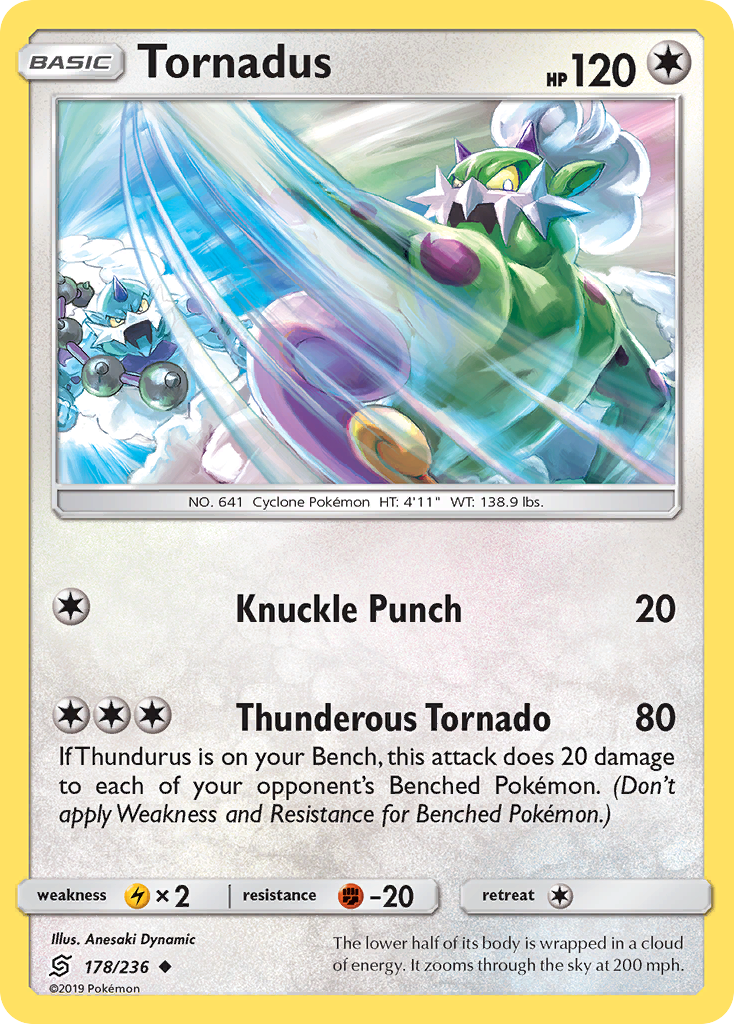 Tornadus (178/236) [Sun & Moon: Unified Minds] | Anubis Games and Hobby