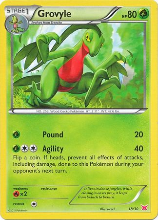 Grovyle (18/30) [XY: Trainer Kit 2 - Latias] | Anubis Games and Hobby