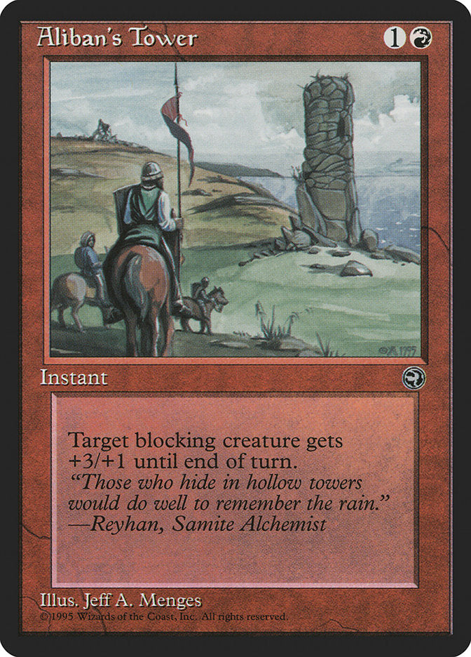 Aliban's Tower (Reyhan Flavor Text) [Homelands] | Anubis Games and Hobby