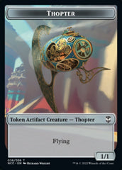 Thopter // Treasure (013) Double-Sided Token [Streets of New Capenna Commander Tokens] | Anubis Games and Hobby