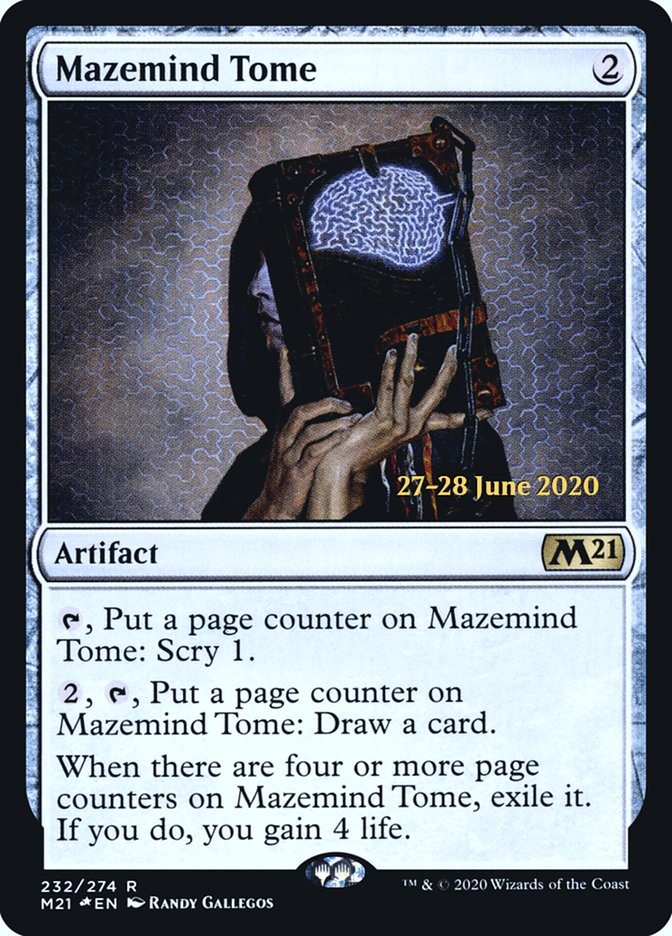 Mazemind Tome [Core Set 2021 Prerelease Promos] | Anubis Games and Hobby