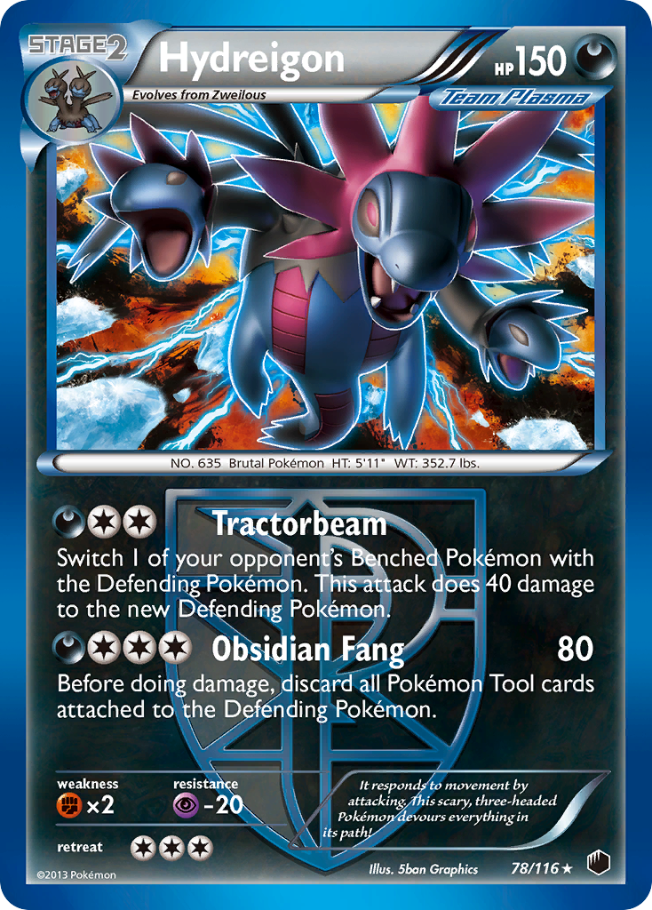 Hydreigon (78/116) [Black & White: Plasma Freeze] | Anubis Games and Hobby