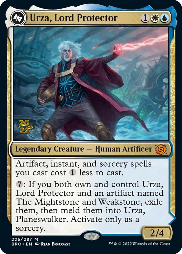 Urza, Lord Protector [The Brothers' War Prerelease Promos] | Anubis Games and Hobby