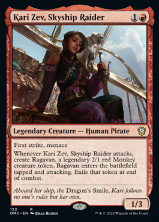 Kari Zev, Skyship Raider [Dominaria United Commander] | Anubis Games and Hobby