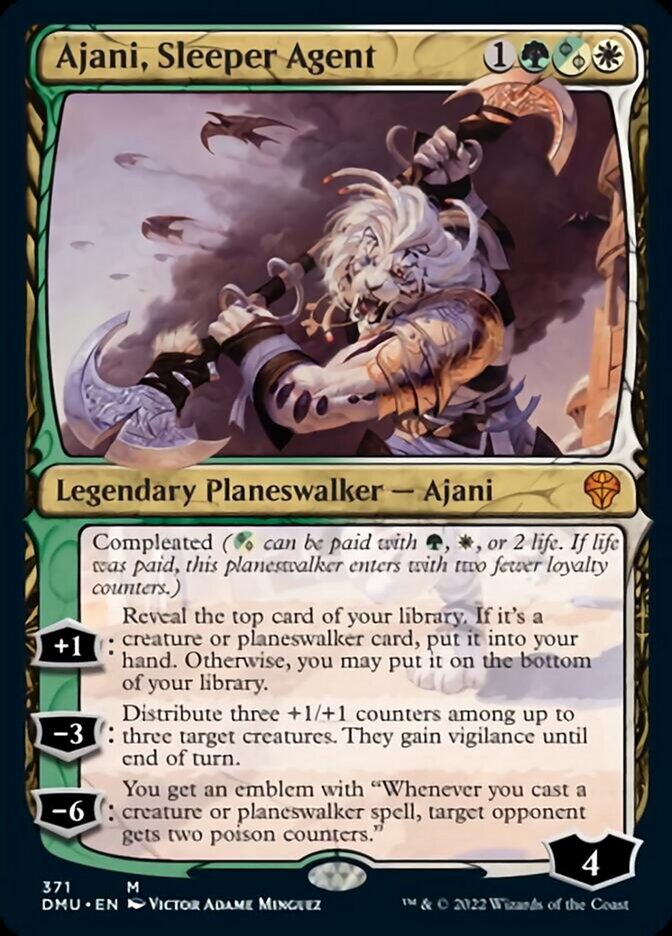 Ajani, Sleeper Agent (Showcase) [Dominaria United] | Anubis Games and Hobby