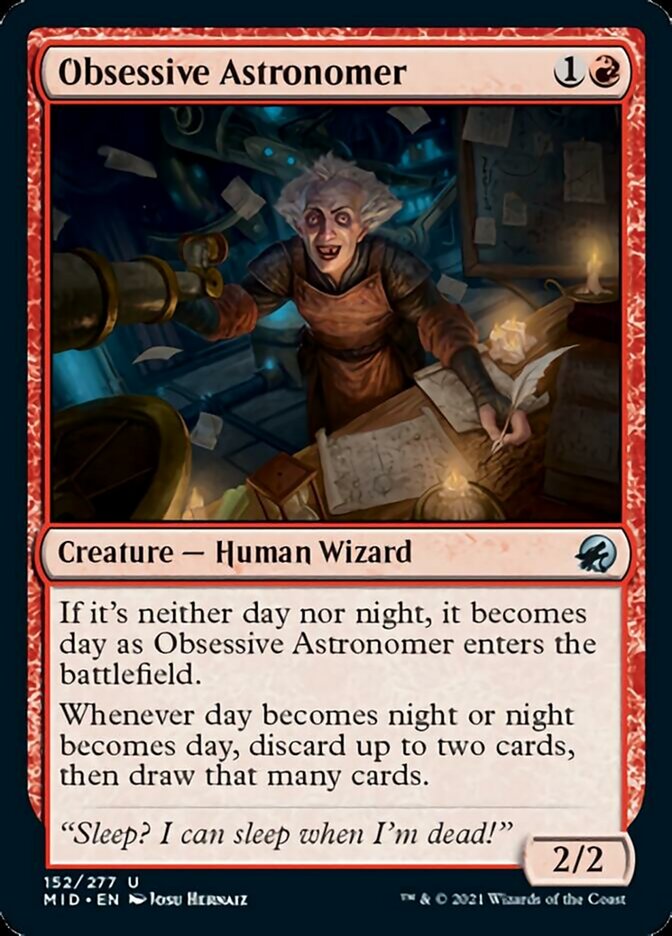 Obsessive Astronomer [Innistrad: Midnight Hunt] | Anubis Games and Hobby