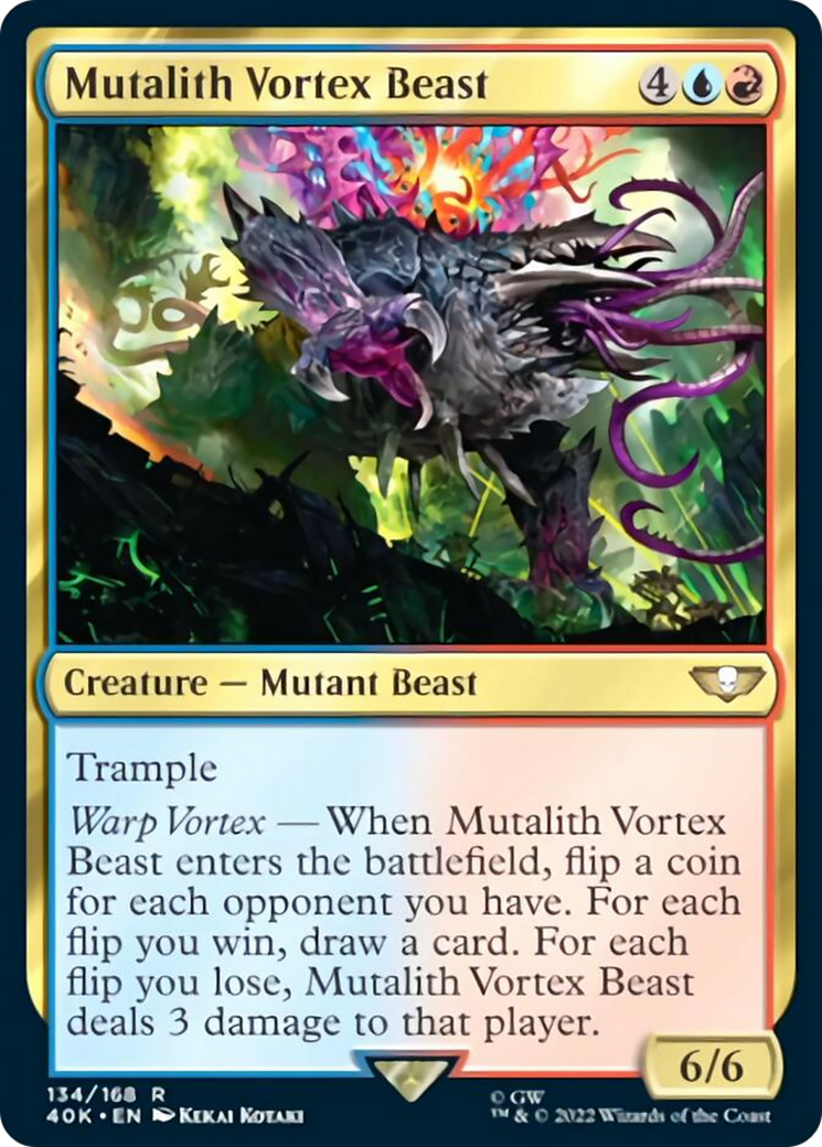 Mutalith Vortex Beast (Surge Foil) [Warhammer 40,000] | Anubis Games and Hobby