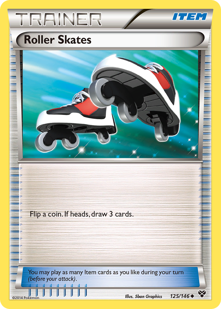 Roller Skates (125/146) [XY: Base Set] | Anubis Games and Hobby