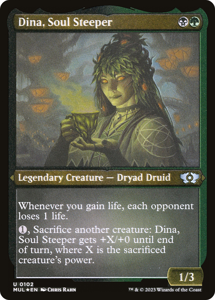 Dina, Soul Steeper (Foil Etched) [Multiverse Legends] | Anubis Games and Hobby