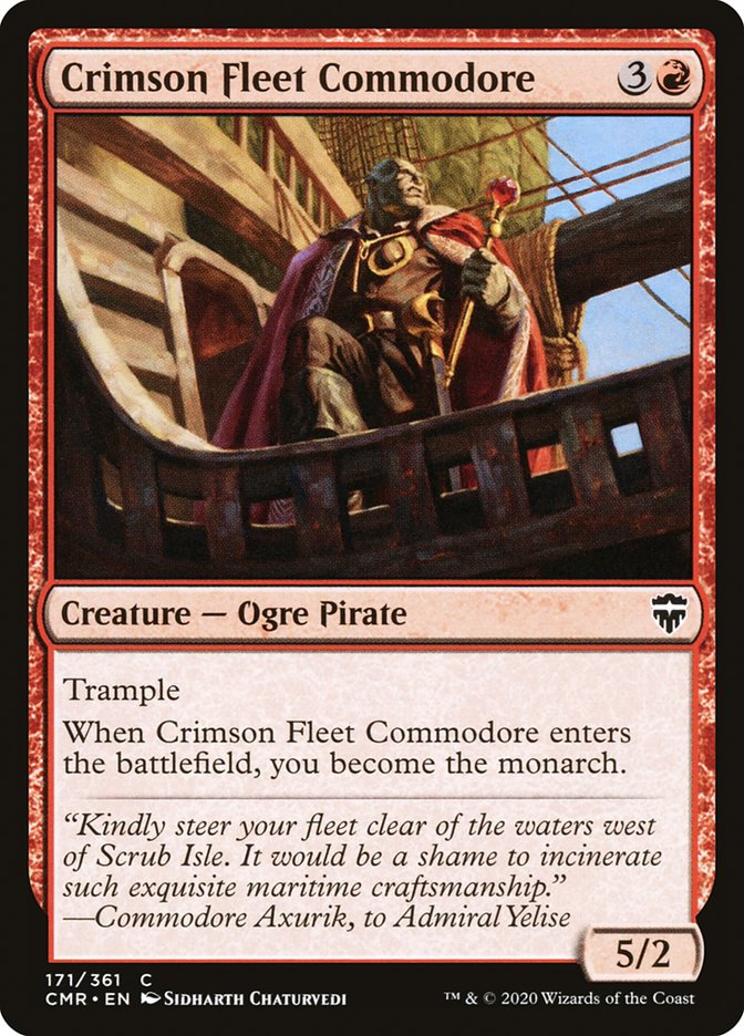 Crimson Fleet Commodore [Commander Legends] | Anubis Games and Hobby