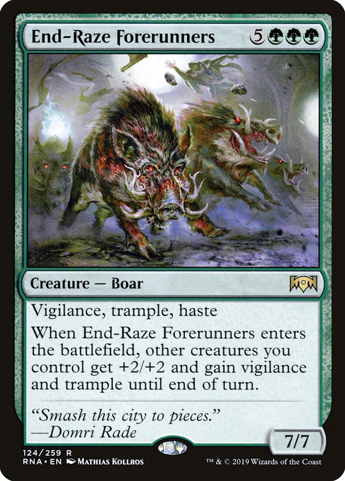 End-Raze Forerunners [Ravnica Allegiance] | Anubis Games and Hobby