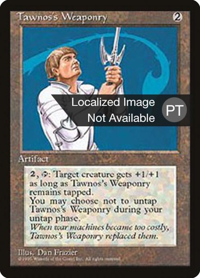 Tawnos's Weaponry [Fourth Edition (Foreign Black Border)] | Anubis Games and Hobby