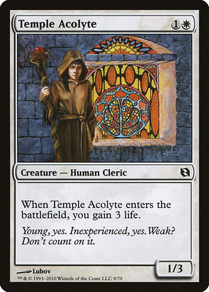 Temple Acolyte [Duel Decks: Elspeth vs. Tezzeret] | Anubis Games and Hobby