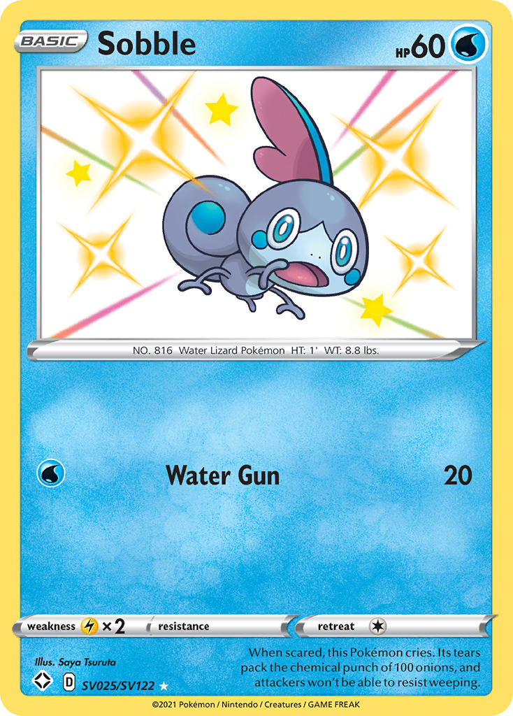 Sobble (SV025/SV122) [Sword & Shield: Shining Fates] | Anubis Games and Hobby