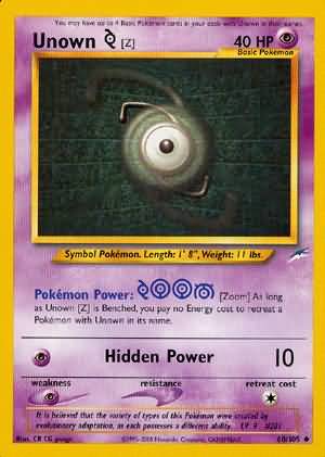 Unown [Z] (60/105) [Neo Destiny Unlimited] | Anubis Games and Hobby