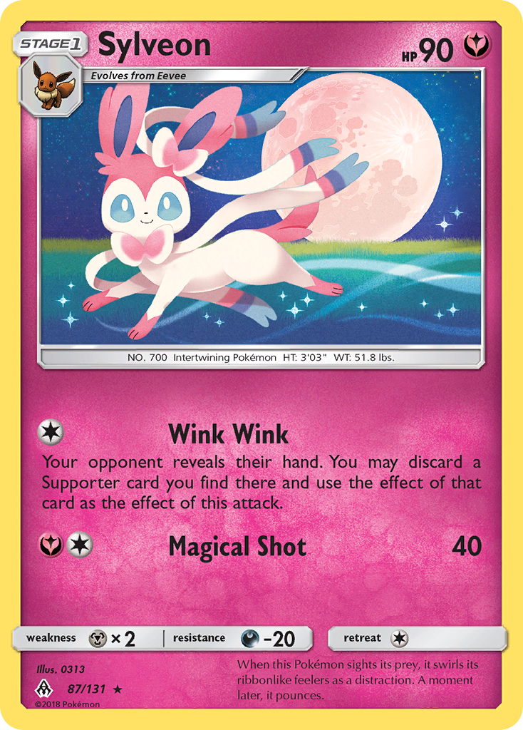 Sylveon (87/131) [Sun & Moon: Forbidden Light] | Anubis Games and Hobby