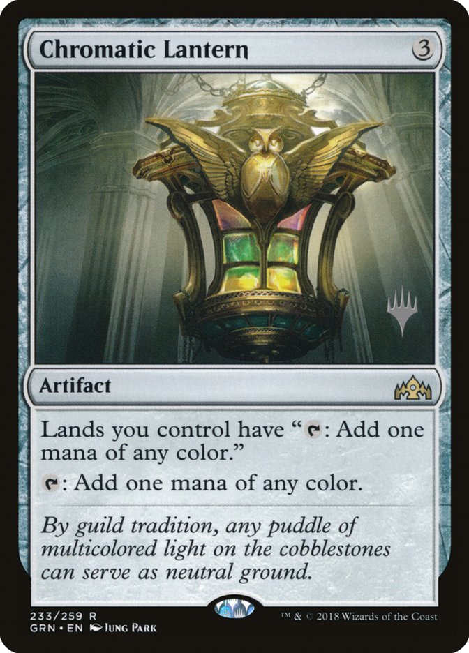 Chromatic Lantern (Promo Pack) [Guilds of Ravnica Promos] | Anubis Games and Hobby