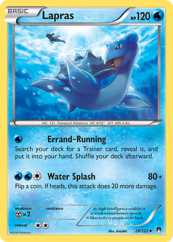 Lapras (28/122) [XY: BREAKpoint] | Anubis Games and Hobby