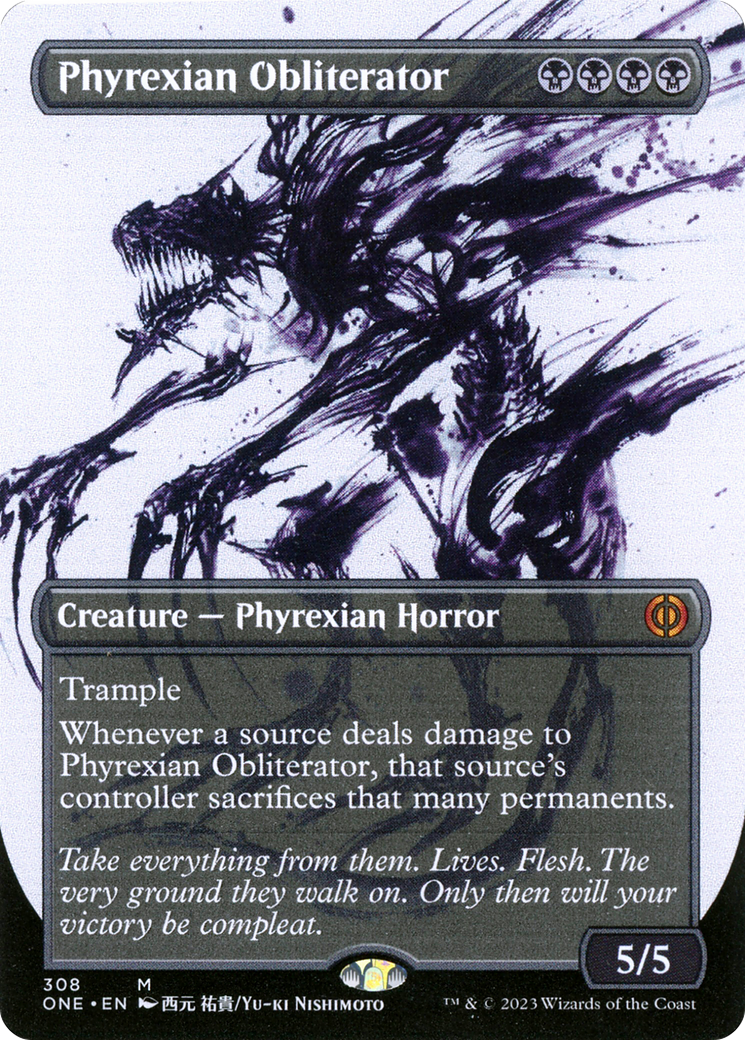 Phyrexian Obliterator (Borderless Ichor) [Phyrexia: All Will Be One] | Anubis Games and Hobby