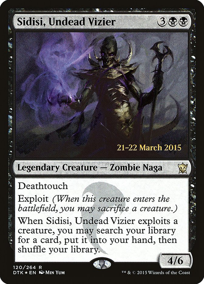 Sidisi, Undead Vizier [Dragons of Tarkir Prerelease Promos] | Anubis Games and Hobby