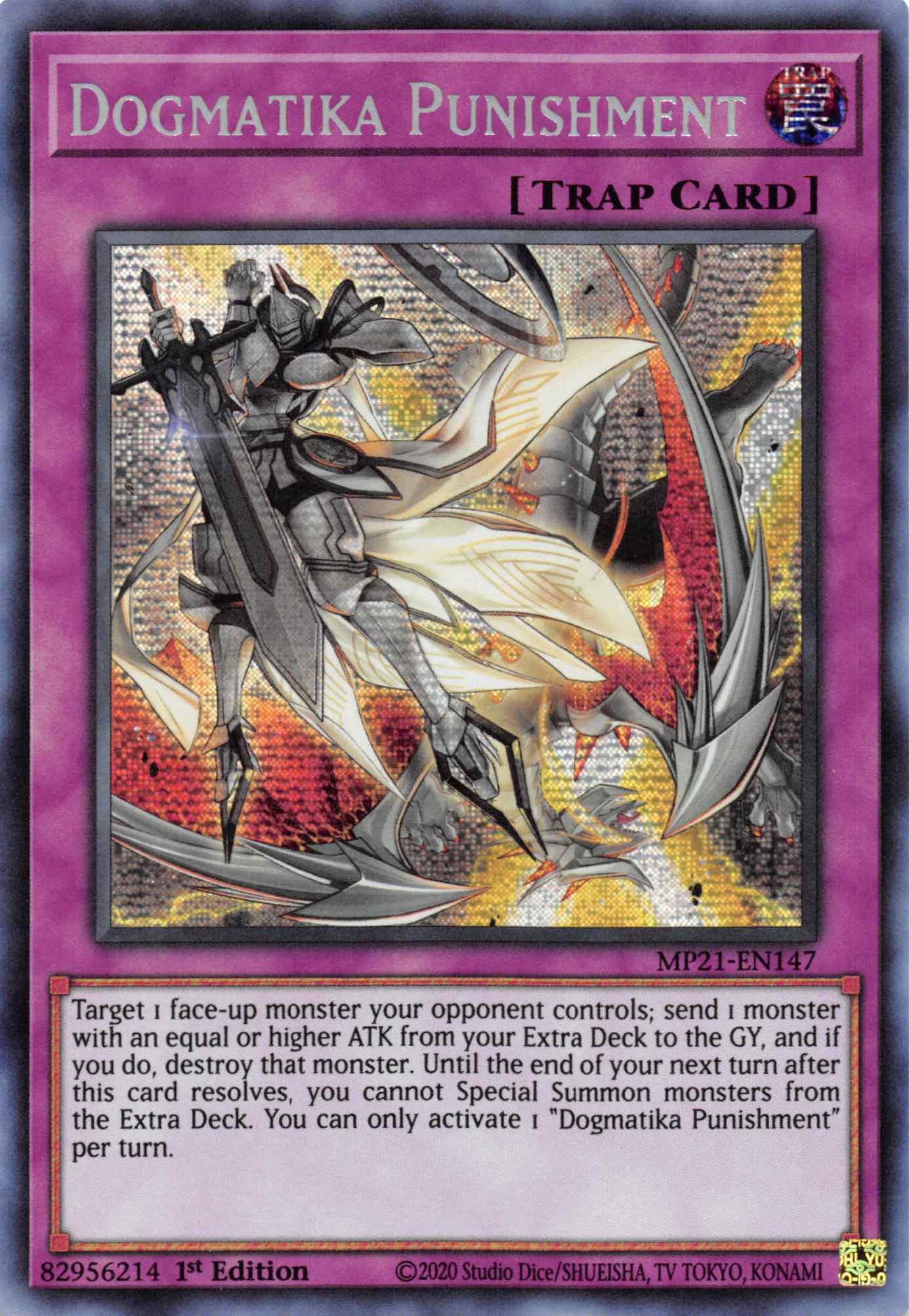 Dogmatika Punishment [MP21-EN147] Prismatic Secret Rare | Anubis Games and Hobby