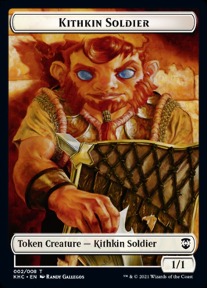 Kithkin Soldier Token [Kaldheim Commander Tokens] | Anubis Games and Hobby