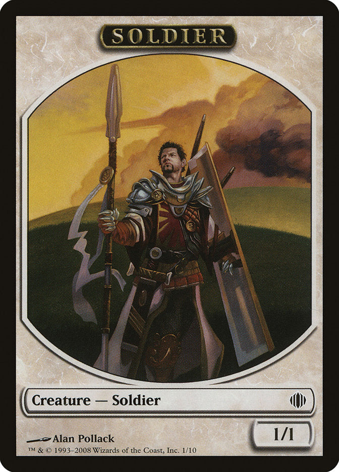 Soldier Token [Shards of Alara Tokens] | Anubis Games and Hobby