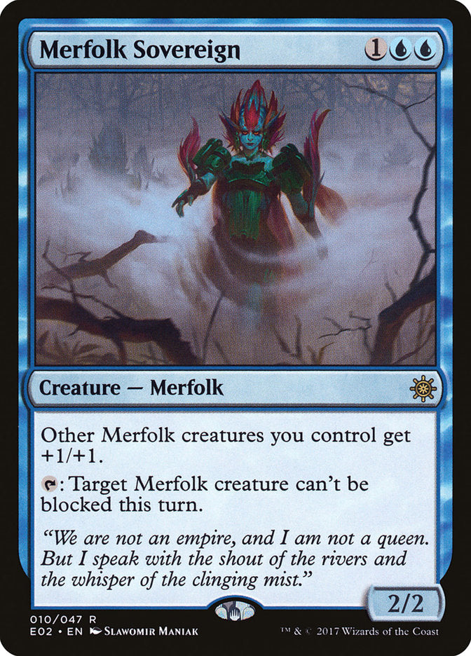 Merfolk Sovereign [Explorers of Ixalan] | Anubis Games and Hobby