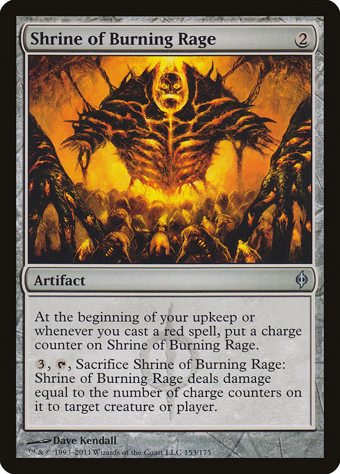 Shrine of Burning Rage [New Phyrexia] | Anubis Games and Hobby