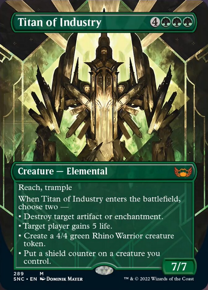 Titan of Industry (Borderless Alternate Art) [Streets of New Capenna] | Anubis Games and Hobby