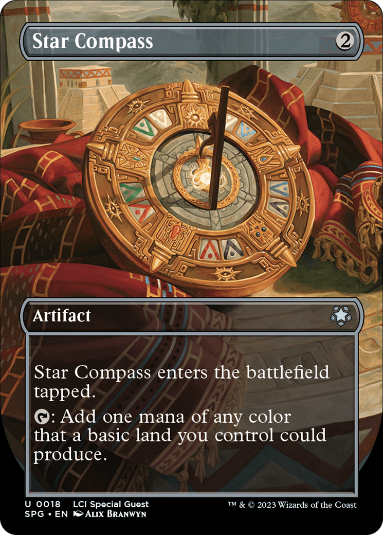 Star Compass (Borderless) [The Lost Caverns of Ixalan Special Guests] | Anubis Games and Hobby