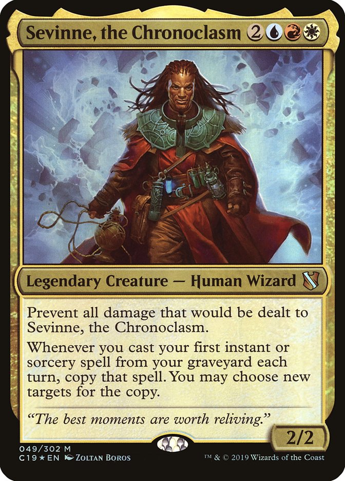 Sevinne, the Chronoclasm (Oversized) [Commander 2019 Oversized] | Anubis Games and Hobby