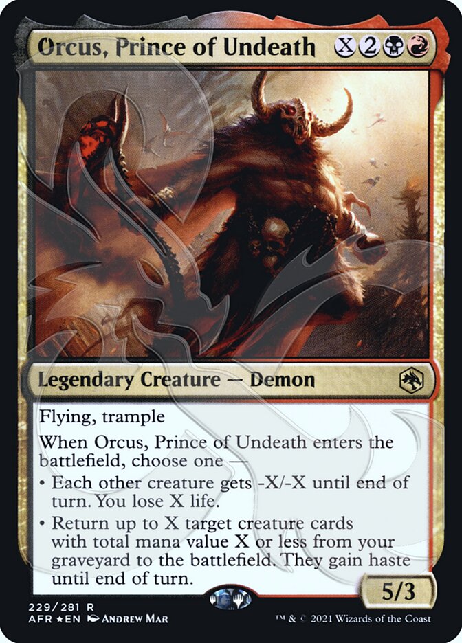 Orcus, Prince of Undeath (Ampersand Promo) [Dungeons & Dragons: Adventures in the Forgotten Realms Promos] | Anubis Games and Hobby